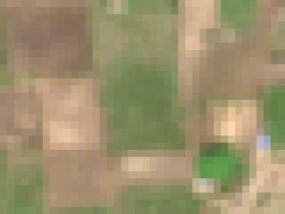 Sentinel-2 true-colour image of one field near Katol on 10 May 2026, each square 10 m